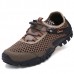 Men Anti Collision Toe Mesh Outdoor Hiking Sneakers