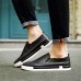 Men Fashion Shoes PU Round Toe Slip On Outdoor Sneakers Vintage Style