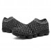 Men Casual Comfy Light Weight Knitted Fabric Slip On Sneakers