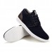 Men Fashion Sports Casual Athletic Sneakers Suede Comfortable Flats Shoes