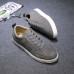 Men Shoes PU Round Toe Lace Up Outdoor Fashion Sport Sneakers