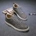 Men Shoes PU Round Toe Lace Up Outdoor Fashion Sport Sneakers