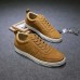 Men Shoes PU Round Toe Lace Up Outdoor Fashion Sport Sneakers