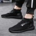 Men Breathable Mesh High Top Sneakers Casual Sports Shoes