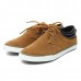 Mens Casual Vintage Style Leather Flats Shoes