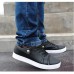 Men Summer Simple Design Breathable Pure Color Lace Up Casual Board Shoes