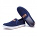 New Men Canvas Shoes Breathable Slip-on Fashion Recreational Sneaker Casual Shoes