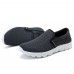 Men Casual Sports Shoes Breathable Mesh Slip On Sneakers