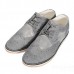 Men's Casual Business Denim and Leather Shoes