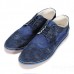 Men's Casual Business Denim and Leather Shoes