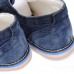 Men's Casual Business Denim and Leather Shoes