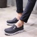 Large Size Comfy Cloth Light Weight Casual Slip On Sneakers for Men