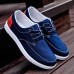 Men Canvas Sports Shoes Casual Sneakers Driving Breathable Sneakers