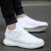 Men Lightweight Breathable Knitted Fabric Lace Up Sneakers