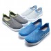 US Size 6.5-11 Men Breathable Mesh Slip On Casual Sneakers