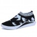 Men Breathable Elastic Knitted Farbic Casual Sneakers