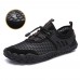 Men Hollow Out Slip Resistant Breathable Outdoor Hiking Sneakers