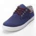 Mens Low-Top Board Casual Canvas Shoes Lace Up Flats