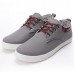 Mens Low-Top Board Casual Canvas Shoes Lace Up Flats