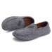 Men Breathable Cloth Soft Flat Loafers Slip On Shoes