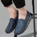 Men Casual Soft Canvas Daily Walking Slip-on Flats