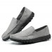 Men Casual Soft Canvas Daily Walking Slip-on Flats