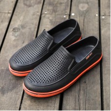 Men Daily Casual Soft Hollow Out Breathable Loafers