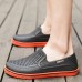 Men Daily Casual Soft Hollow Out Breathable Loafers