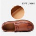 Men Soft Decorative Stitching Slip-on Business Casual Flats