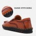 Men Soft Decorative Stitching Slip-on Business Casual Flats