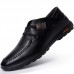 Men Microfiber Soft Business Casual Leather Flats