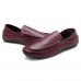 Men Casual Soft Sole Leather Slip On Flat Loafers Driving Shoes