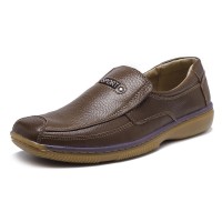 Men Comfy Genuine Leather Flats Soft Sole Loafers