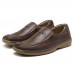 Men Comfy Genuine Leather Flats Soft Sole Loafers