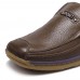 Men Comfy Genuine Leather Flats Soft Sole Loafers