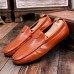 Men Casual Soft Sole Slip On Leather Loafers Driving Flats