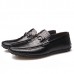 Men Morden Style Genuine Leather Driving Flats