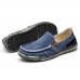 Men Soft Comfortable Knitted Fabric Slip-on Canvas Flats