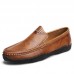 Men Soft Casual Decorative Stitching Slip On Flats