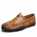 Men Soft Casual Decorative Stitching Slip On Flats