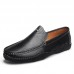 Men Soft Casual Decorative Stitching Slip On Flats