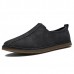 Comfortable Soft Sole Suede Leather Casual Loafers Flats for Men