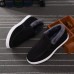 Fur Lining Winter Men Cotton Shoes Keep Warm Plush Casual Flats