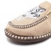 Men Casual Breathable Canvas Low Top Slip On Loafers Flax Insole Shoes