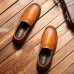 Menico Men Soft Casual Business Genuine Leather Flats