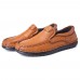 Menico Men Soft Casual Business Genuine Leather Flats