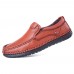 Menico Men Soft Casual Business Genuine Leather Flats