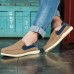 Men Canvas Casual Soft Stitching Leisure Flats