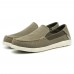 Men Canvas Casual Soft Stitching Leisure Flats