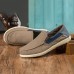 Men Canvas Casual Soft Stitching Leisure Flats